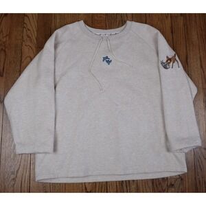 Vintage Women's Disney Bambi Thumper Embroidered Sweatshirt Size Large